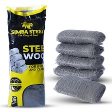 16 Pads Steel Wool Grade #0000  Finest Grade for Furniture Cleaning Mice Control picture