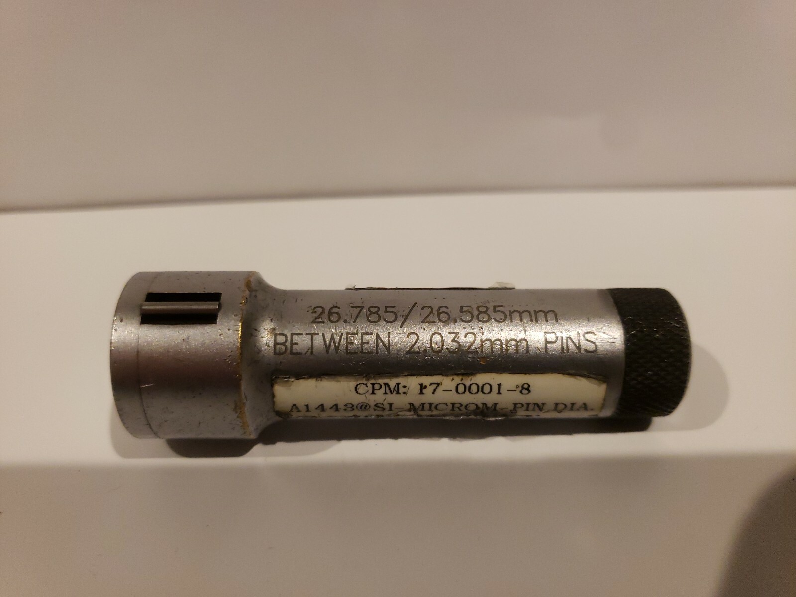 Spline Head 26.785 / 26.585mm Between 2.032mm Pins Fowler Bowers Anvil XT Spline Head 26.785 / 26.585mm Between 2.032mm Pins Fowler Bowers Anvil XT