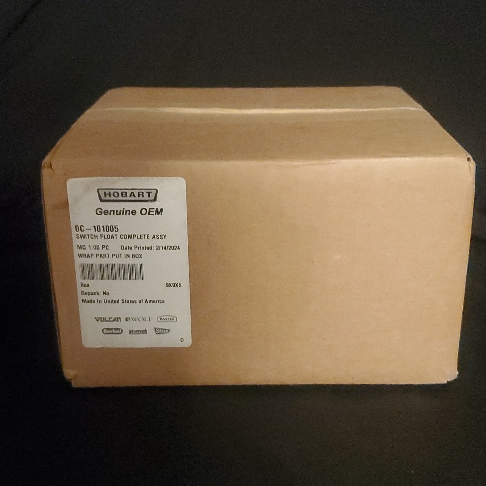 Hobart Switch Float Complete Assy OC-101005 Control & Electronic Component