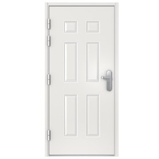 VIZ-PRO Quick Mount Steel Security Door with Frame and Hardware Width Adjustable picture