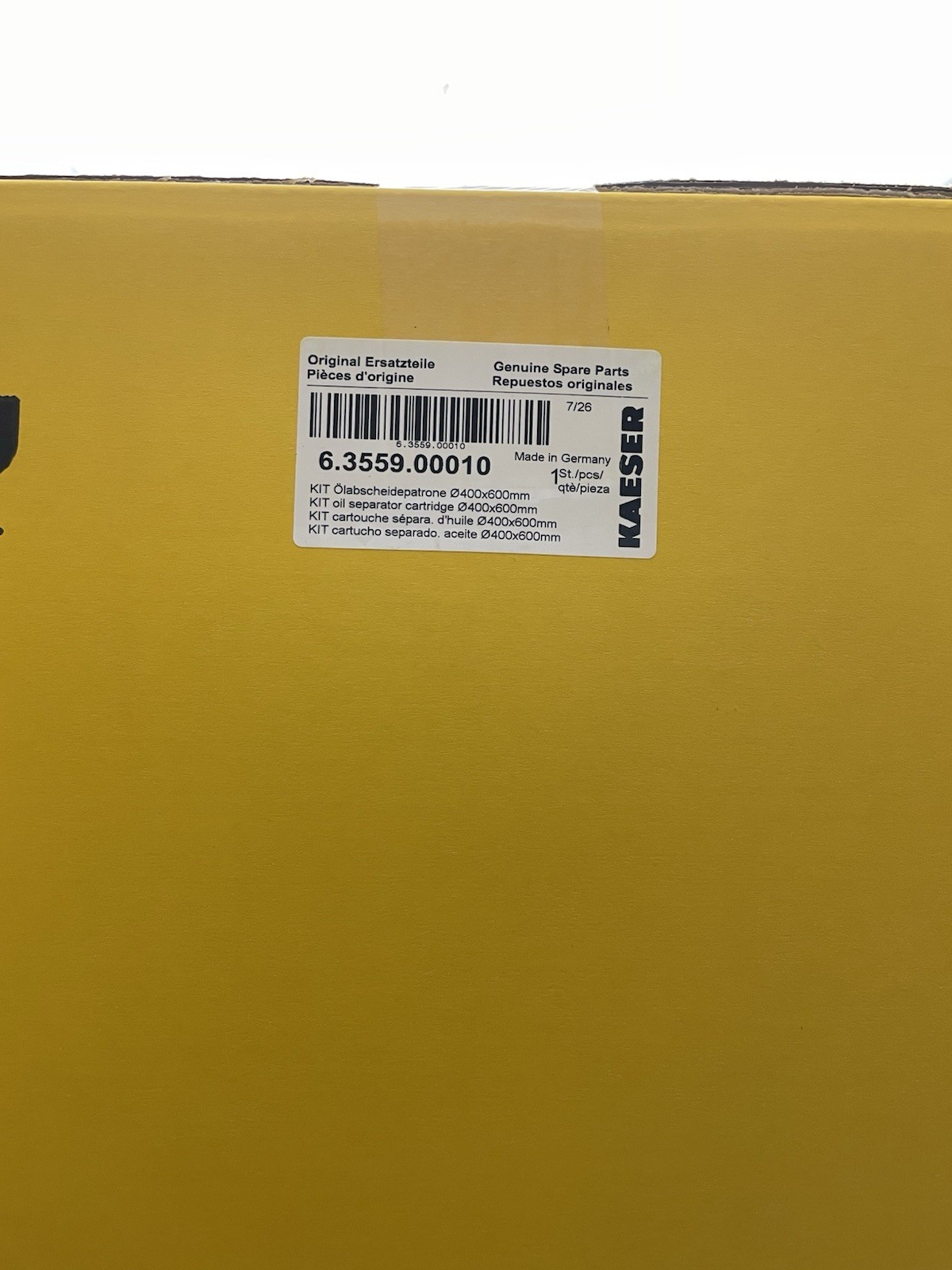 Kaeser Oil Separator, PN, 6.3559.00010
