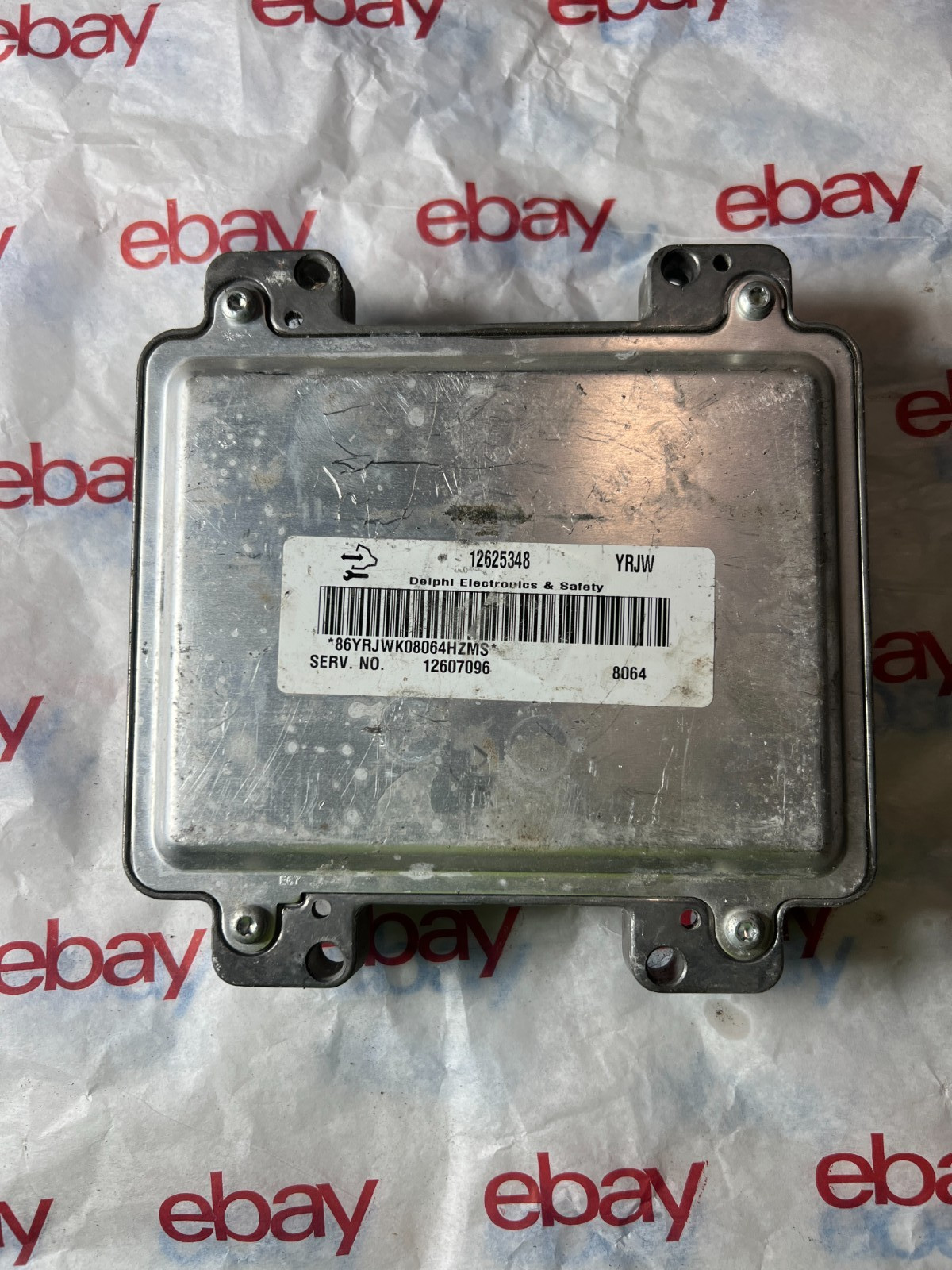 2010 Chevrolet Malibu Hybrid 2.4L PCM ECM ECU 12625348 YRJW