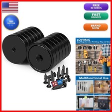 LOVIMAG Strong Magnets Heavy Duty Screw On Neodymium 150LBS Magnet 12 Pack picture