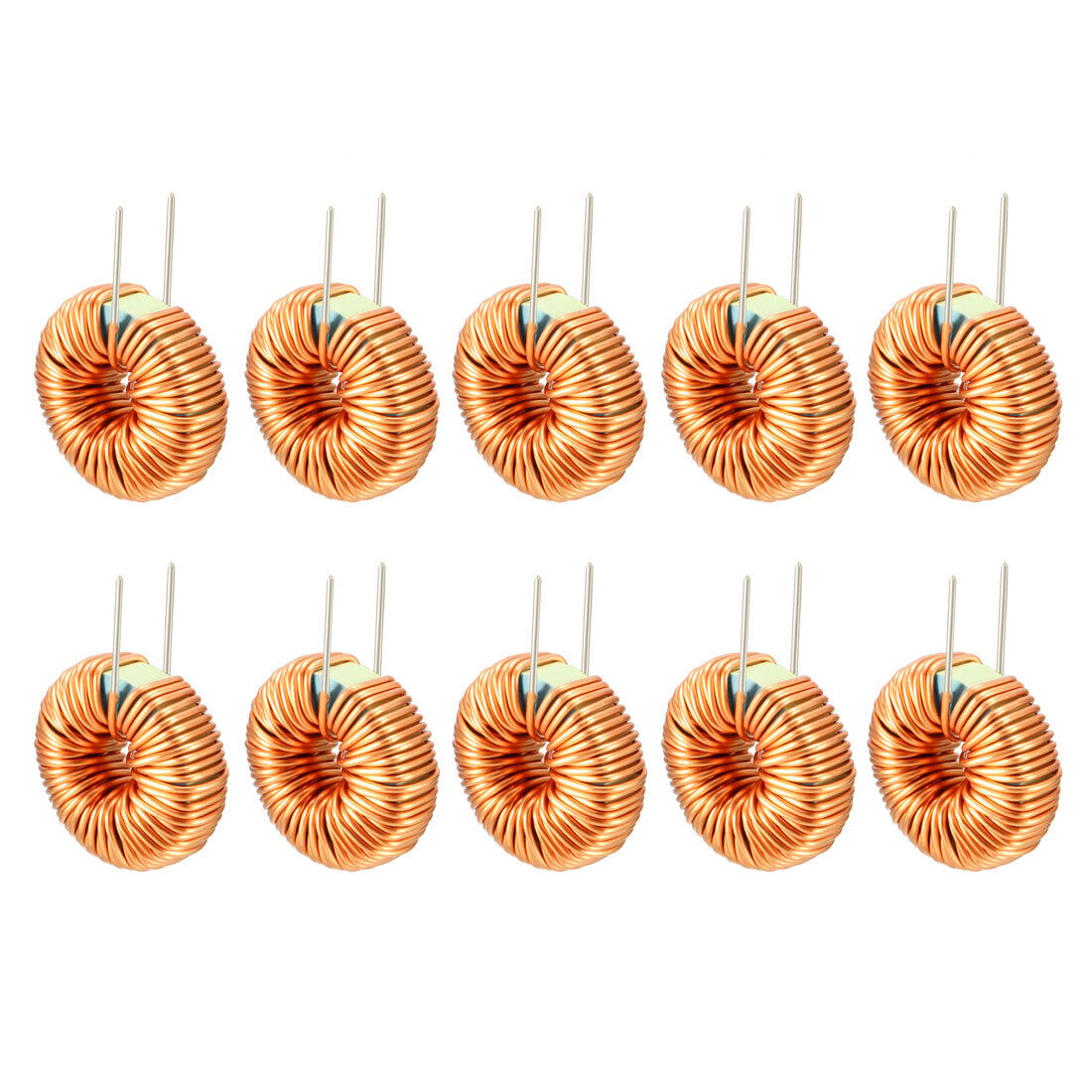 10pcs Horizontal Toroid Magnetic Inductance Mono Layer Wire 220uH 5A Coil