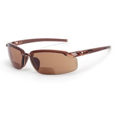 Radians 2911725 Crossfire ES5 Reader Safety Glasses Brown 2.5 Diopter picture