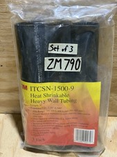 3M ITCSN-1500-9  Black 3 piece Adhesive Lined Heat Shrink Tube, Heavy Wall New picture