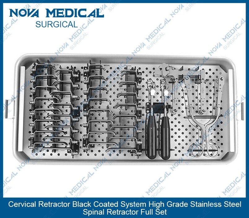 Cervical Retractor System High Grade Stainless Steel Spinal Retractor Full Set