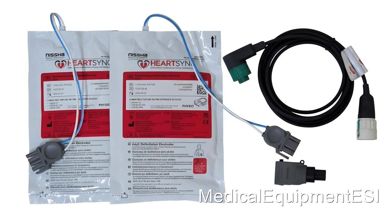 NEW Philips MRX/XL DEFIB PAD SET M3713A  Includes Therapy Cable M3508A  IN DATE