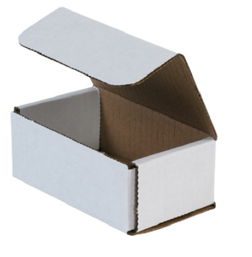 1-450 CHOOSE QUANTITY 5x3x2 Corrugated White Mailers Packing Boxes 5\