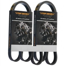 2 pcs Top Drive, 6PK1695, Premium Engine EPDM Serpentine Belt, 67.28