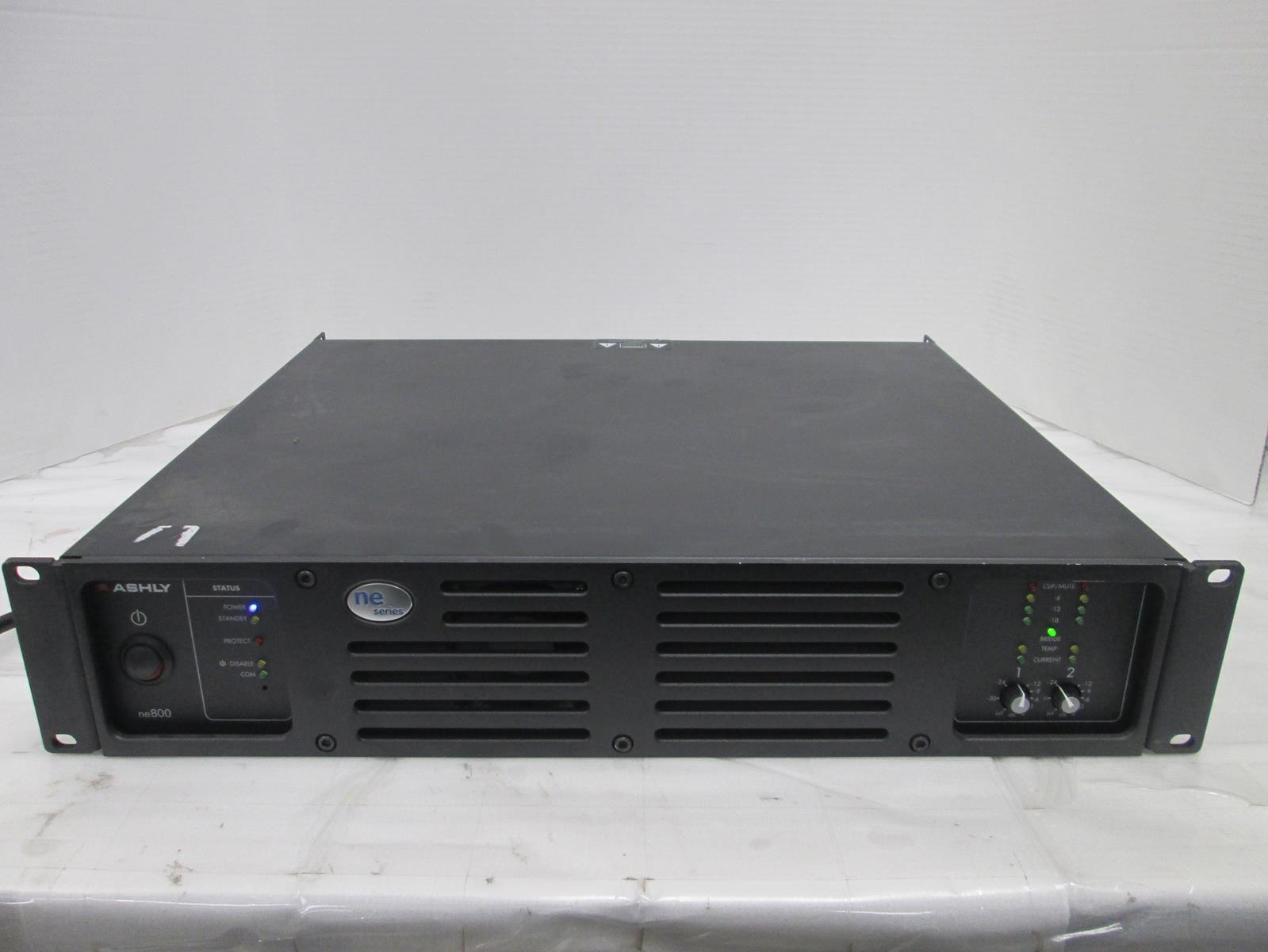 ASHLY NE800PE 800W PEAK 2 CHANNEL CLASS D POWER AMPLIFIER