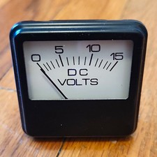 Prime DC Volts Analog Panel Meter Voltage Gauge 0-15V Model/MPN DC VOLTS picture
