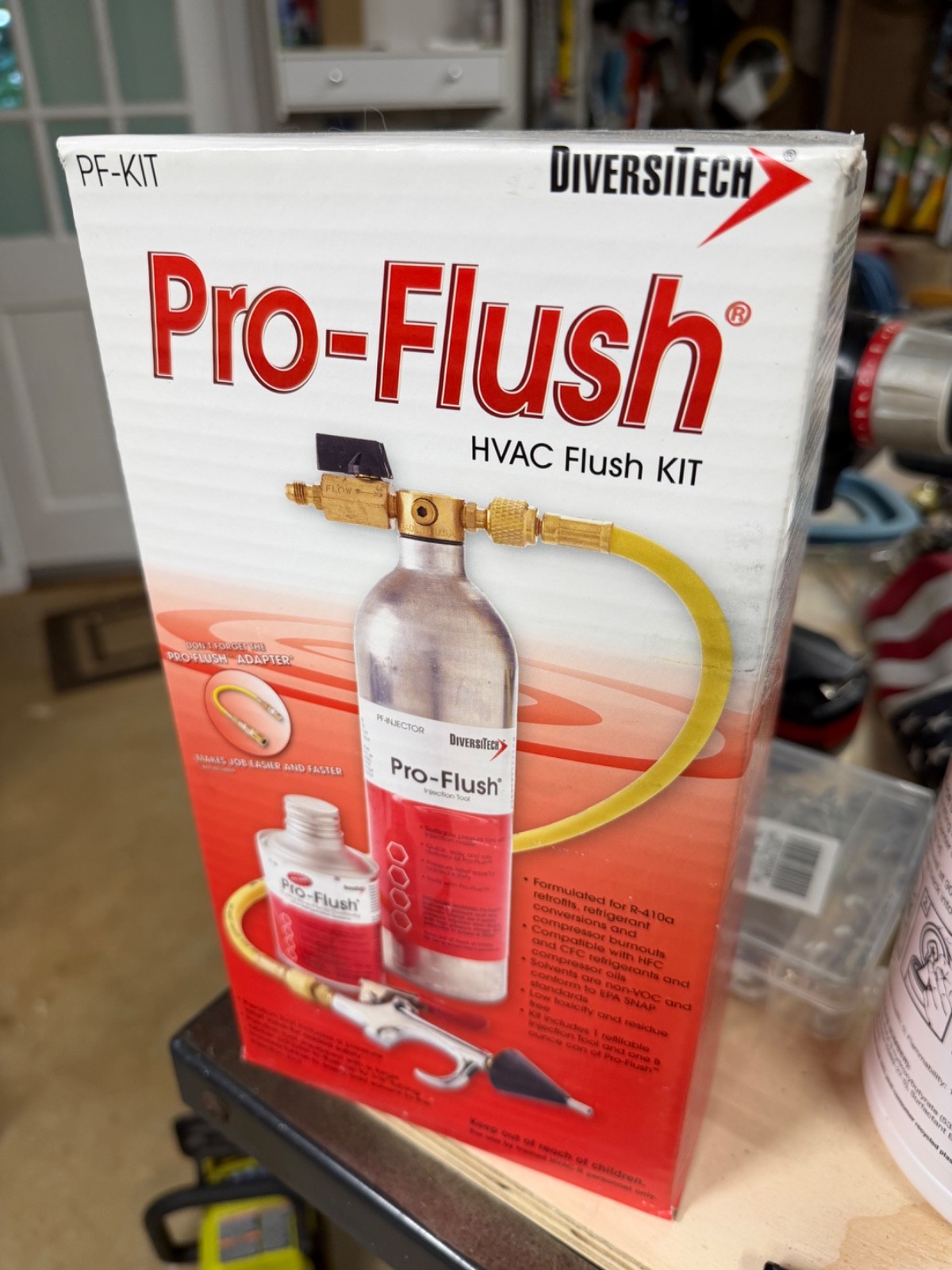 PF-KIT Diversitech Pro Flush Flushing Solvent Kit w/Hose & Inject Tool