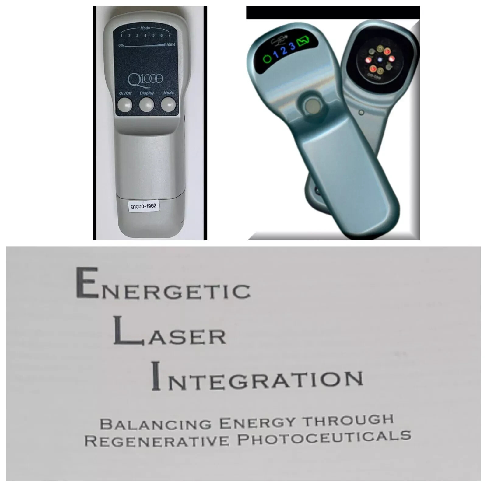 Q1000 LASER ( USB Manual ONLY 169+186 Pages ) Energetic laser (USB SCANNED)READ