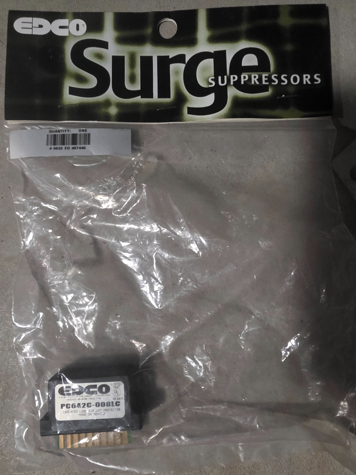 Emerson Edco PC642C-008LC Surge Protector