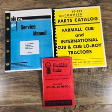 Farmall International Cub & Cub Lo-Boy Tractor Service Manual Parts Catalog Ih picture
