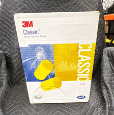 3M Classic Earplugs 310-1001 Box of 200 Pairs Hearing Protection Earplugs picture