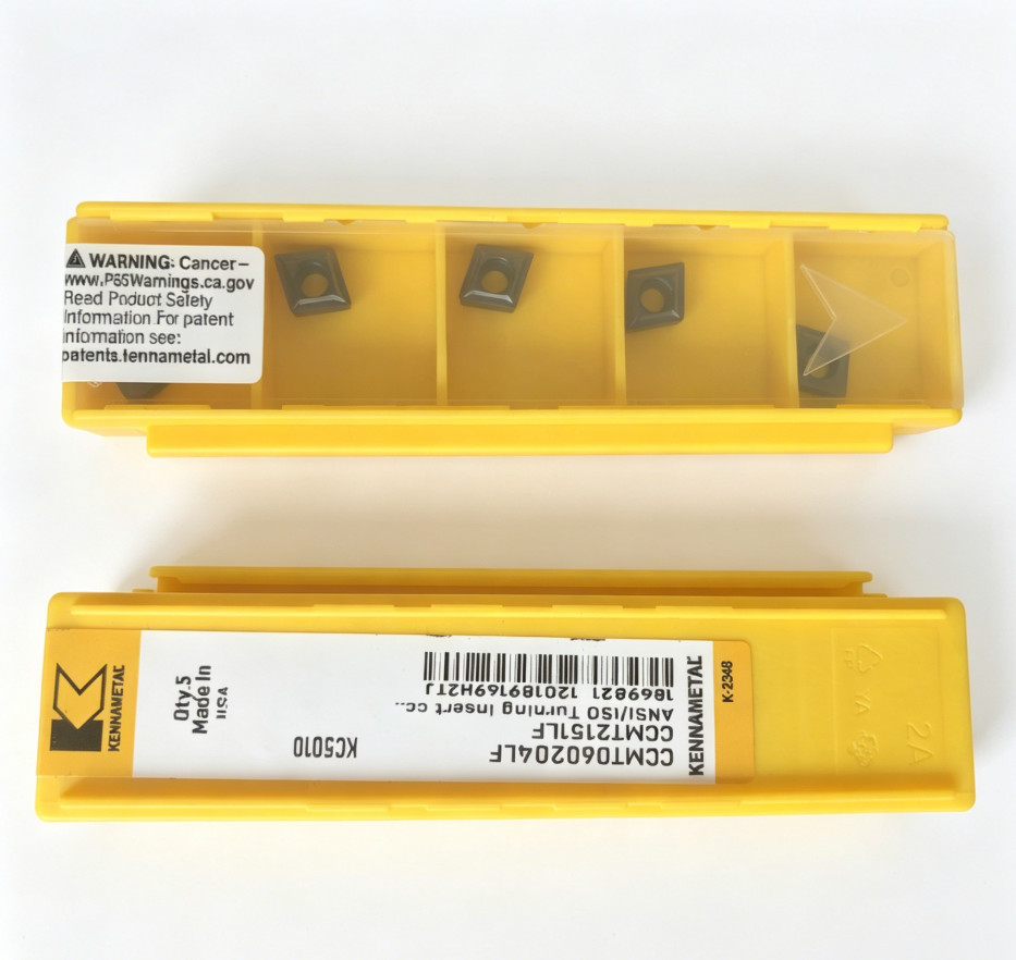 KENNAMETAL CCMT060204LF CCMT2151LF KC5010 CNC Carbide Inserts 10Pcs US Stock