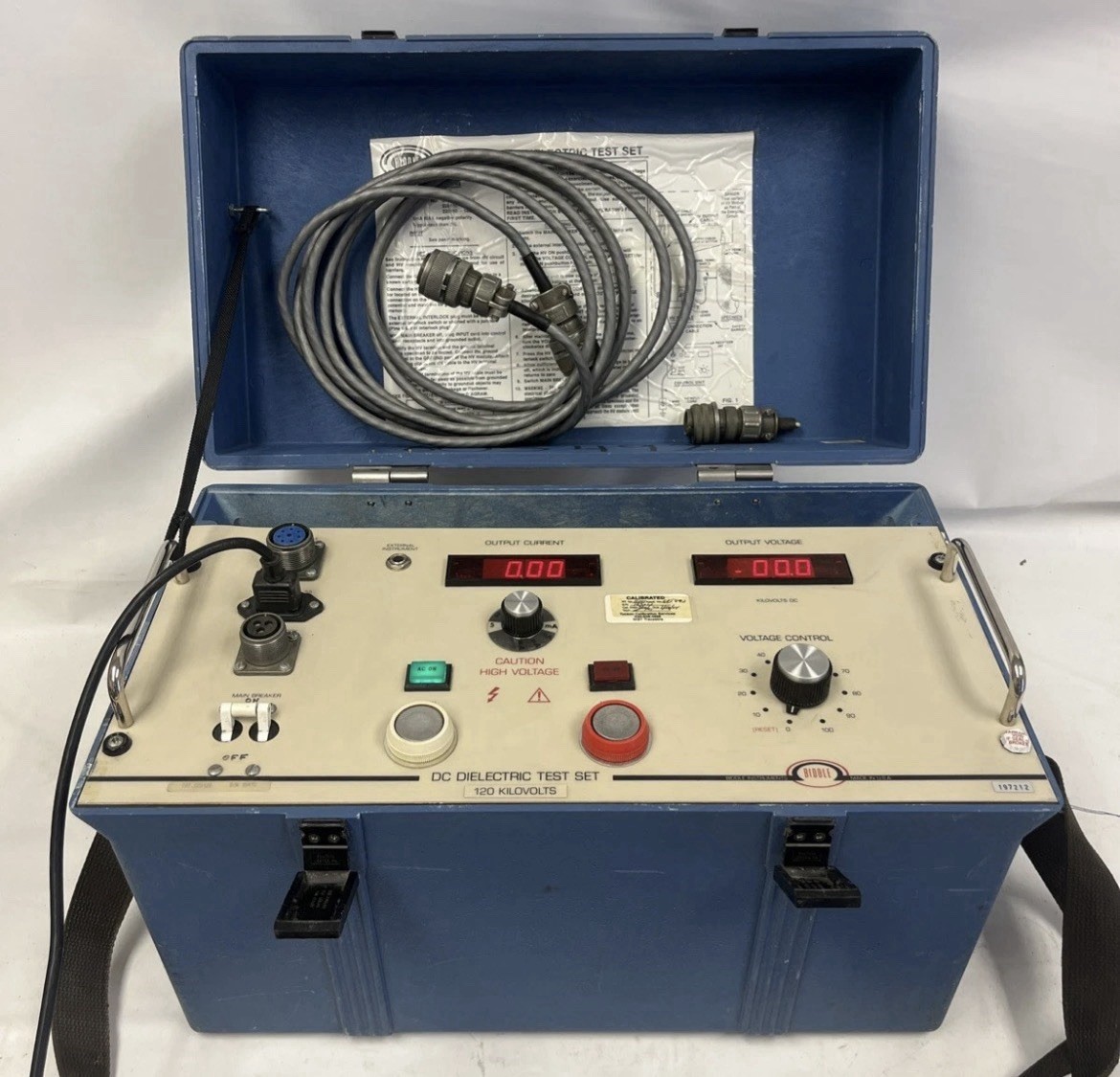 Biddle Cat No: 220120 DC Dielectric Test Set 120Kv