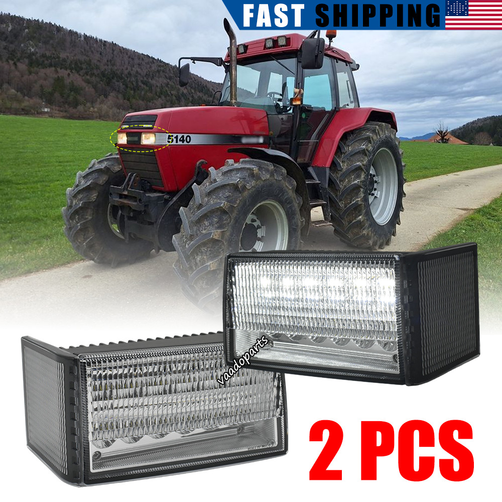 Left Headlight & Right Headlight For Case IH 5100 Series Maxxum: 5120,5130,5140