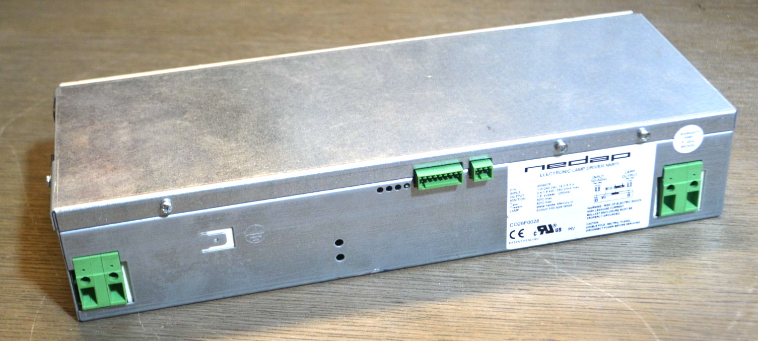 Nedap # 9559078 Electronic Power Supply For Metal Halide , Mecury Or Sodium Lamp