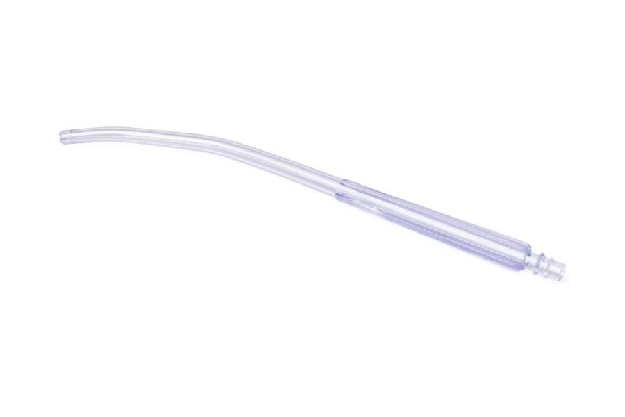 Medline Sterile Rigid Yankauer Suction Tube Handle Flange Tip Non-Vented 50 Ct