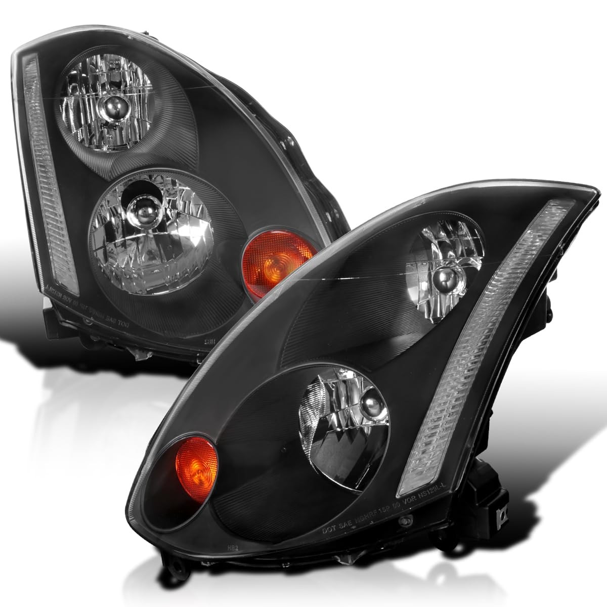 Black HID Type Headlights