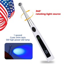 Dental Wireless Cordless LED  Curing Light Lamp 2400mw 5W Tool Resin 1 Sec picture
