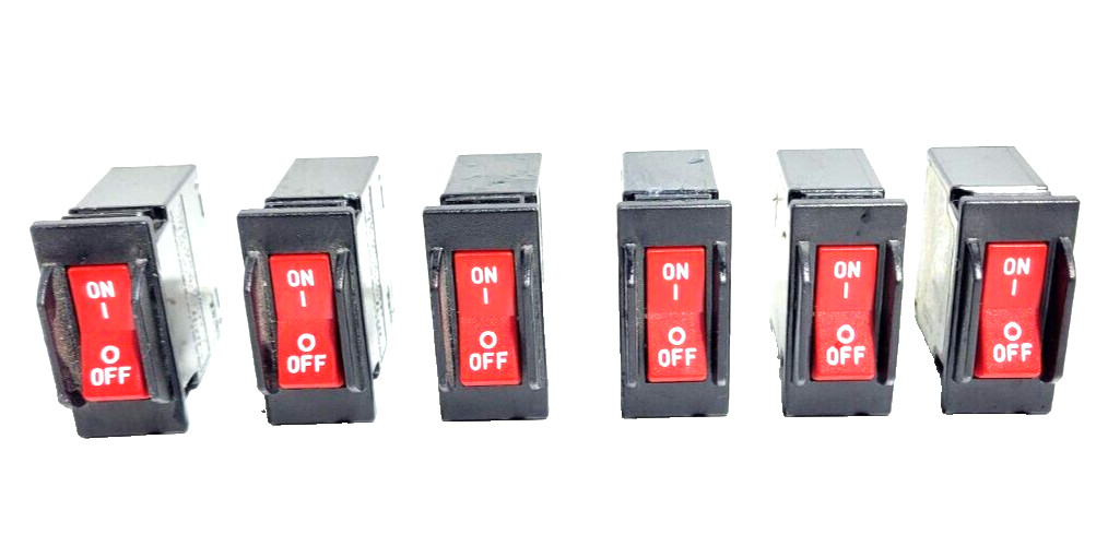 CARLING SWITCH MA1-T-34-625-1-A36-2-C ON/OFF SWITCH USED WORKING (LOT OF 6 -)