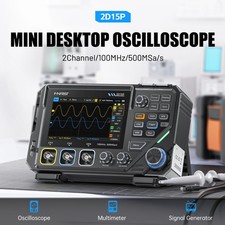 FNIRSI-2D15P Touchscreen Digital Oscilloscope Multimeter Signal Generator 100MHz picture