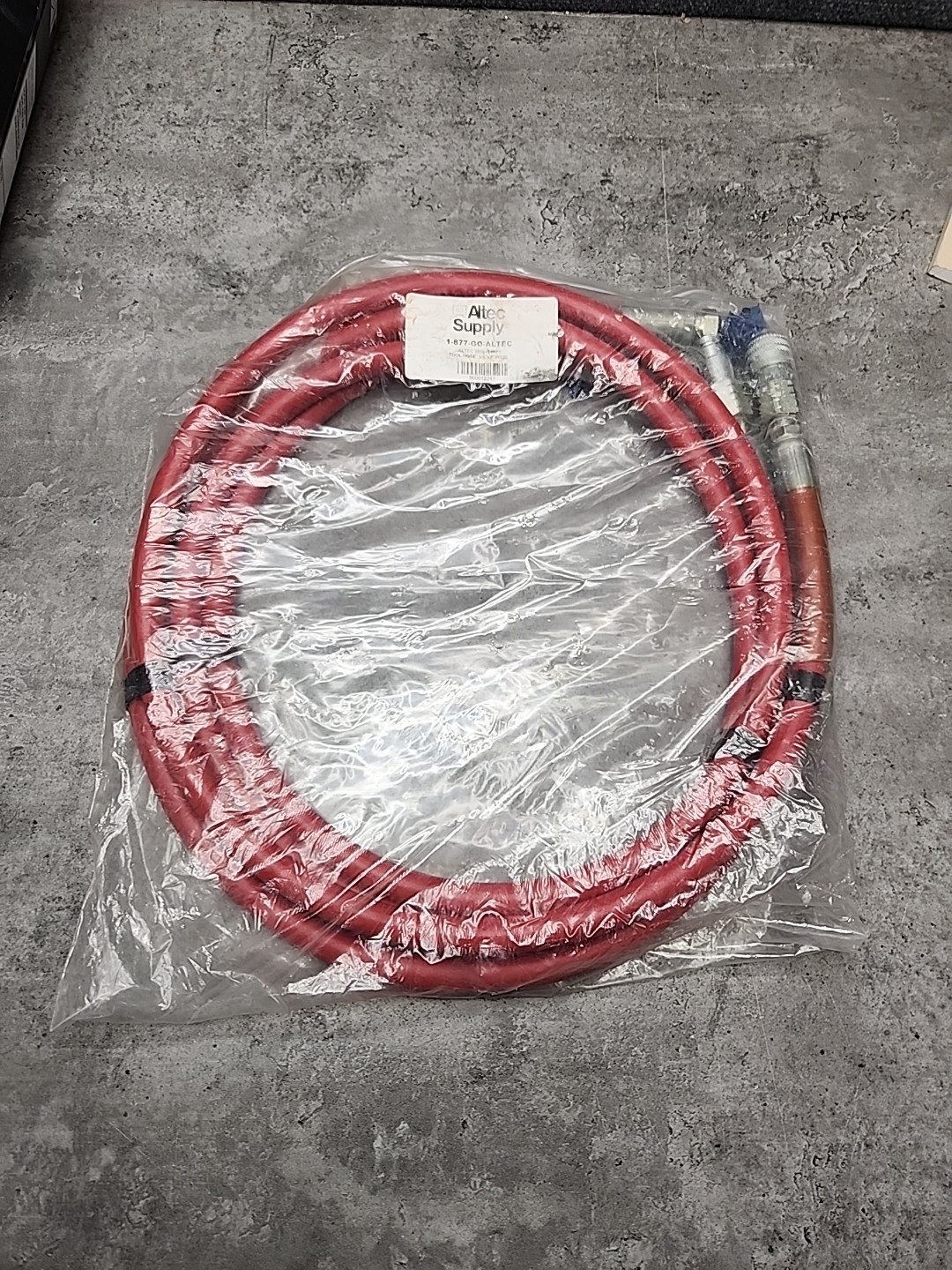Altec Supply DUAL Hydraulic Twinline Rubber Hose Set Non-Conductive 3/8 x 8'
