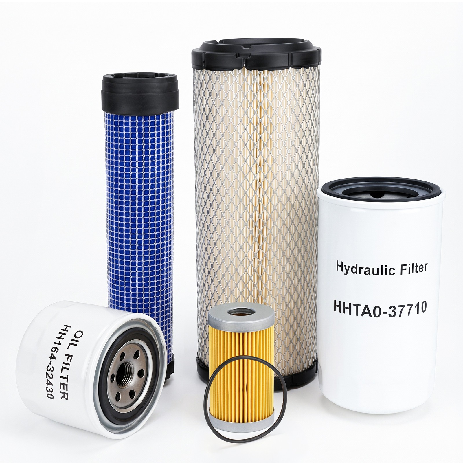 5 Sets Of Maintenance Filter Kit Fits For Kubota L3010 L3130 L3410 L3430 HST