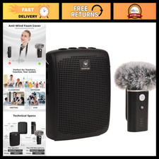 Wireless Voice Amplifier with Bluetooth Lapel Mic - Ideal for Teachers & Present picture
