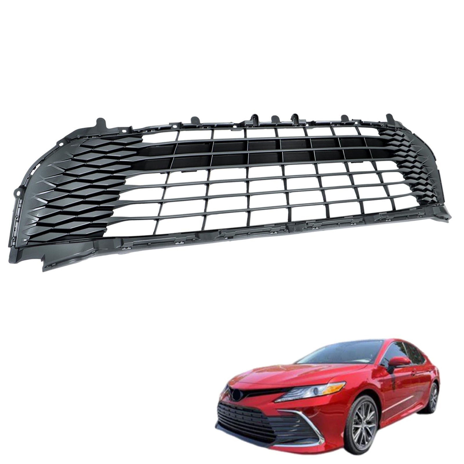 Painted Front Bumper Grille Lower Mesh for Camry LE XLE 2025 53102AQ040