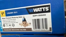 Watts LFN45BM1-DU-S Lead Free Pressure Reducing Valve 1in Double Union 25-75 PSI picture