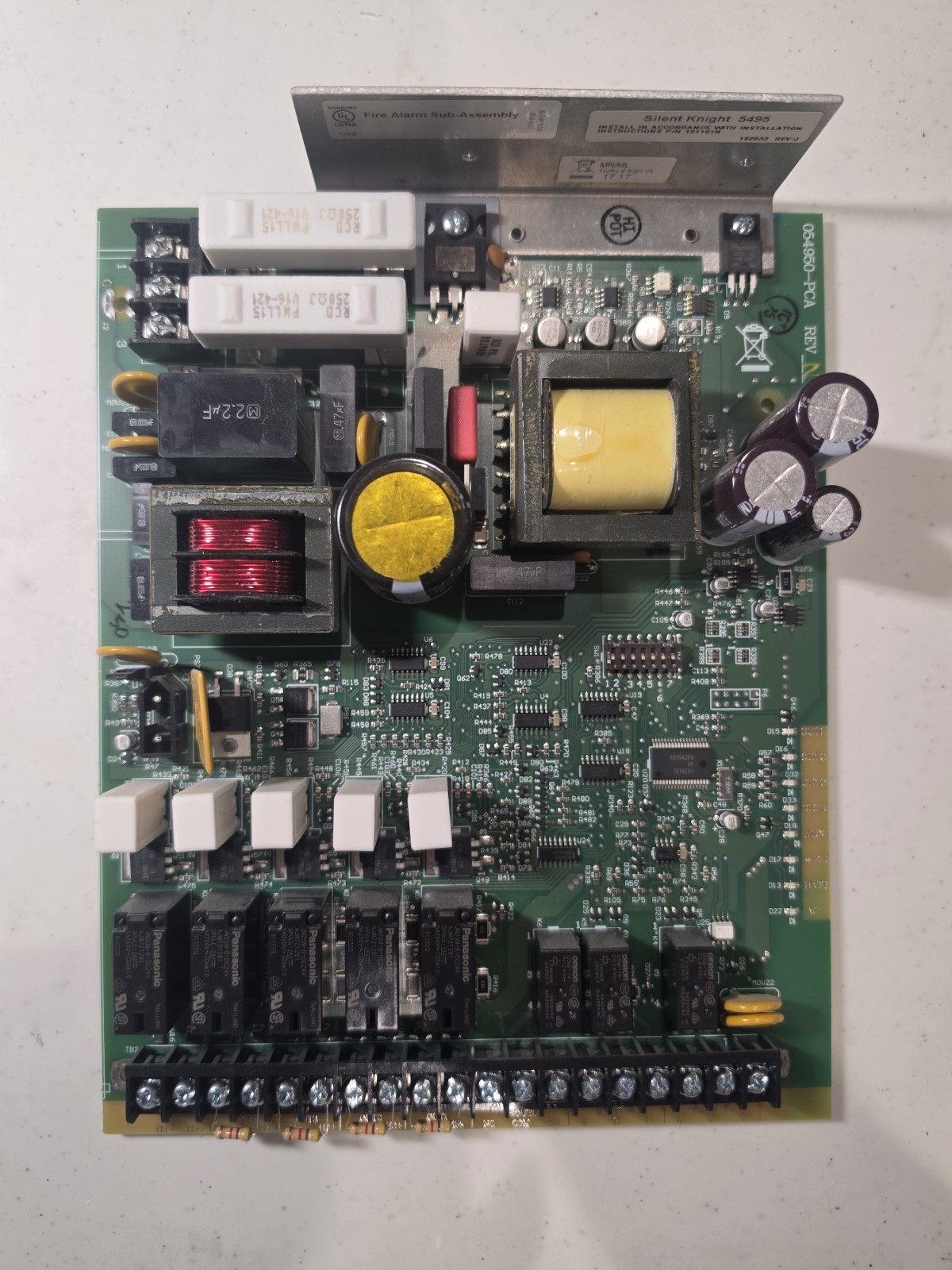 Silent Knight 5495 Power Supply SK-5495 Replacement Board - Used