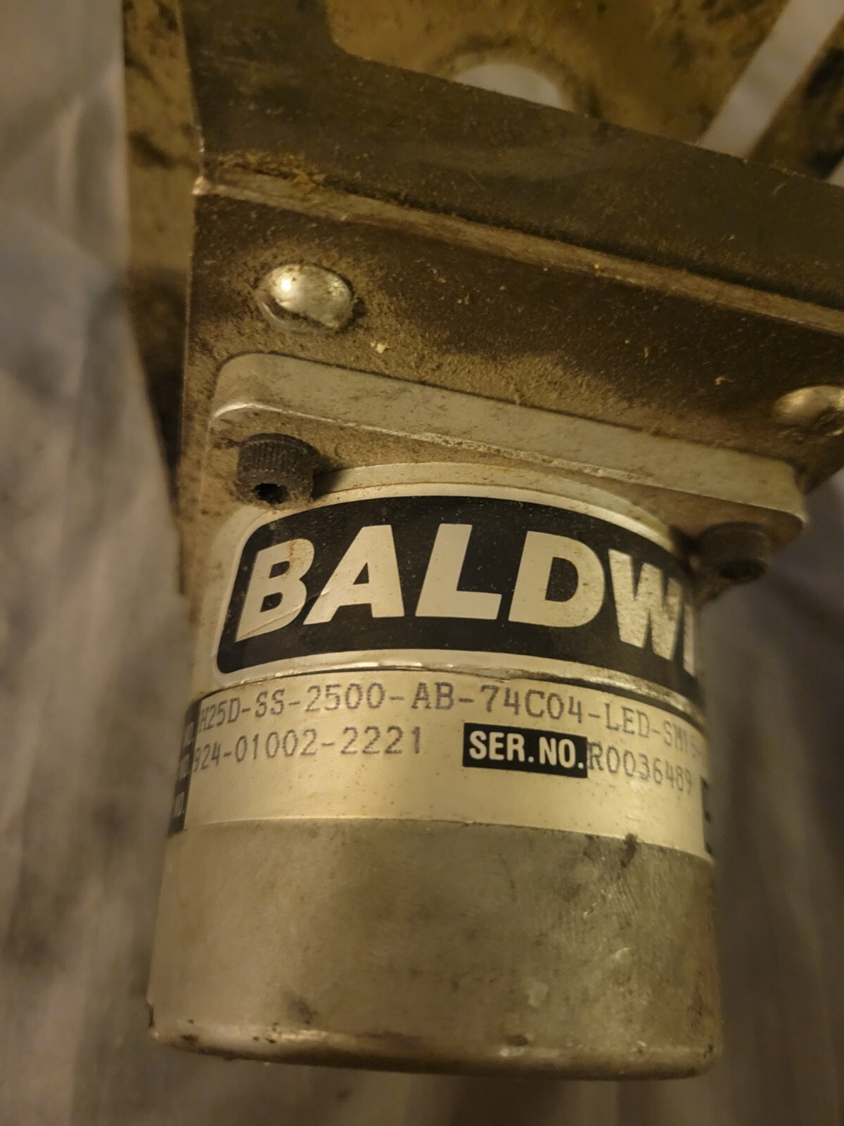 Baldwin BEI SENSATA Industrial Encoder H25D-SS-2500-AB-74c04-led-sm16-s