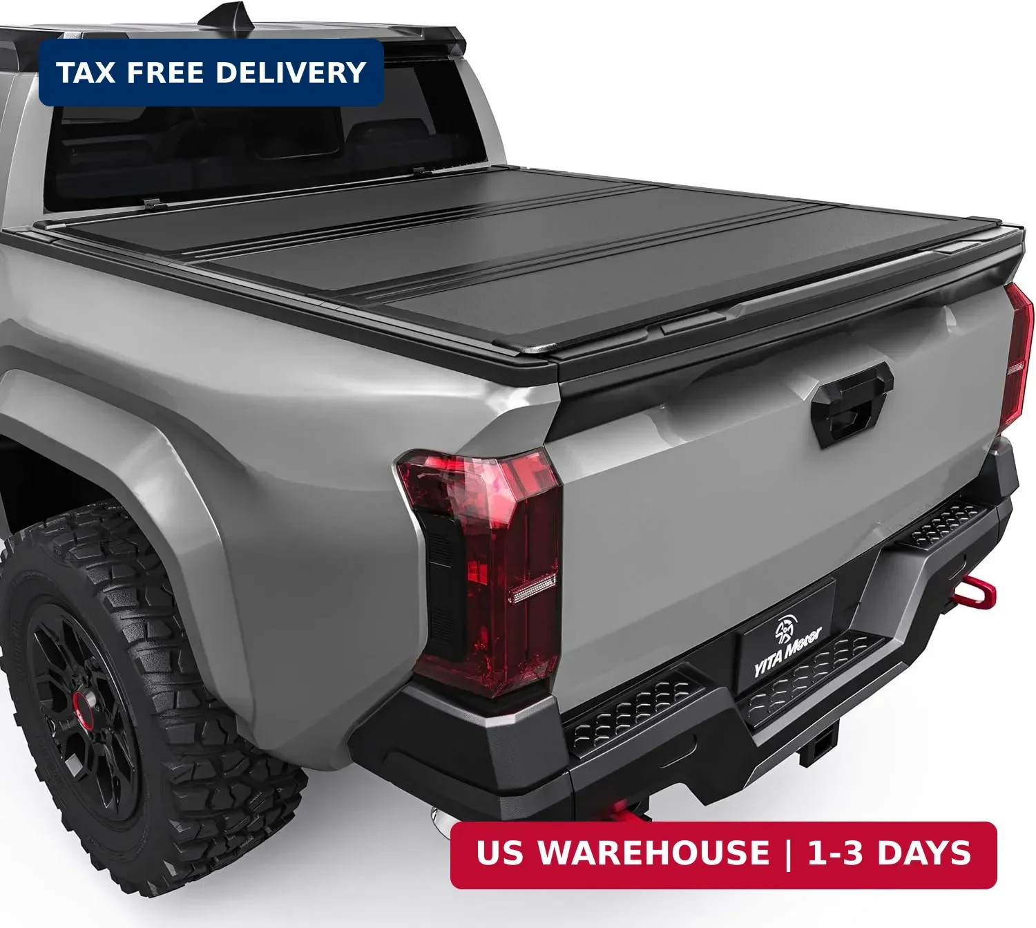 Low-Profile Hard Tri-Fold Tonneau Cover for 2024-2026 Tacoma 5ft