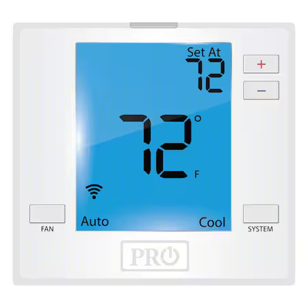 Pro1 Iaq T701i Wifi Thermostat, 7, 5-1-1 Programs, 1 H, 1 C, Wall Mount,