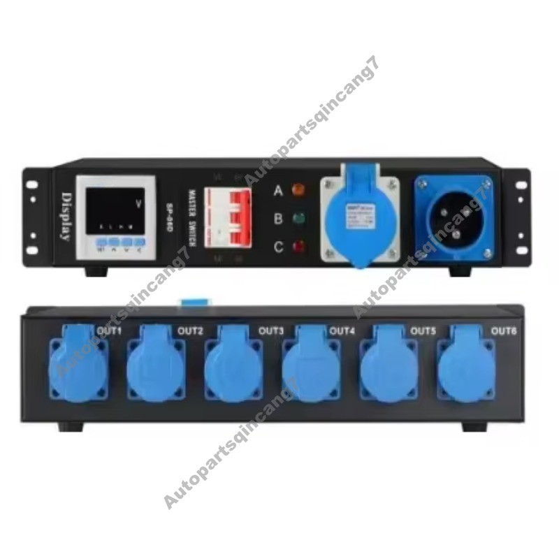 1pcs Portable Metal 380V 220V 32A 3 Phase Master Power Distribution Boxd