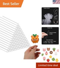 Clear 6 Inch Acrylic Sticks 30 Count - Essential for Party Decorations & Crafts picture