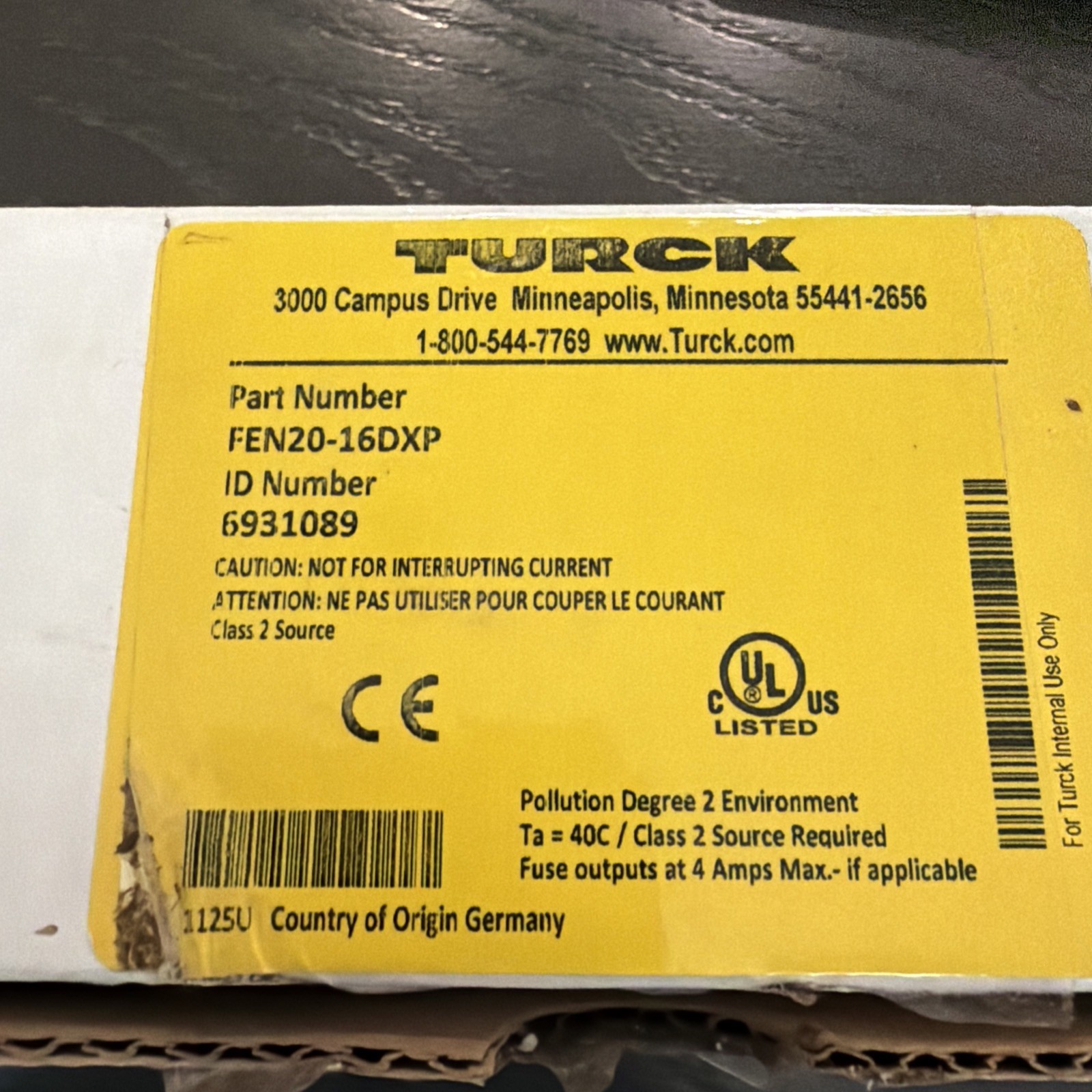 1PCS New TURCK FEN20-16DXP PLC module 