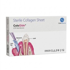 Dental Pack Of 10 New Colo Gide Sterile Collagen Sheet GTR Membrane 10 x 15mm picture
