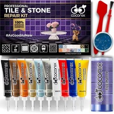 COCONIX Tile & Ceramic Repair Kit for Chips, Cracks, Stone, Marble ...