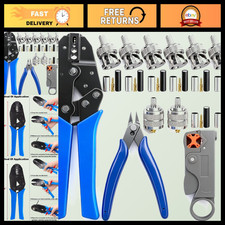 Coaxial Cable Tool Kit,BNC Crimp Tool with 8PCS BNC/UHF Crimp Male Connectors picture