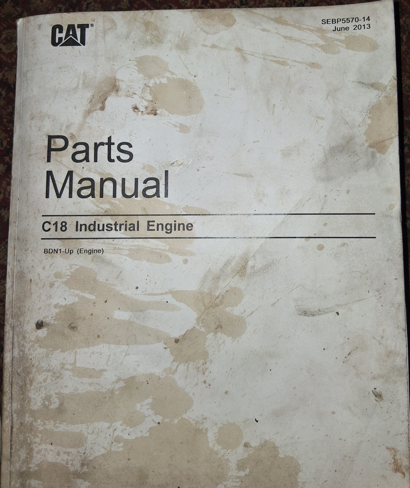 C18 Industrial Engine Parts Manual (SEBP5570‑14, June 2013)