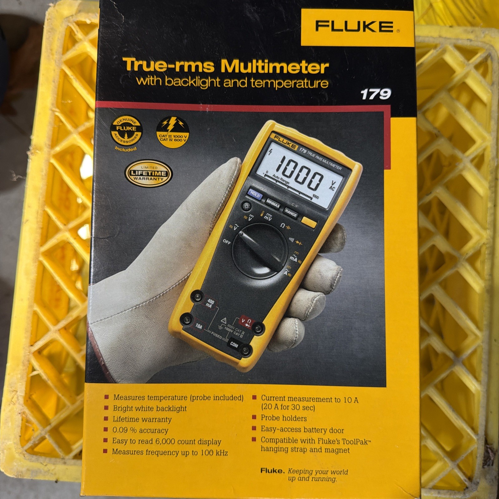 Fluke 179 True RMS Digital Multimeter New In Box Fluke 179 True RMS Digital Multimeter New In Box
