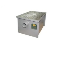 150lb Commercial Grease Trap - Heavy Duty Steel Interceptor 75 GPM picture