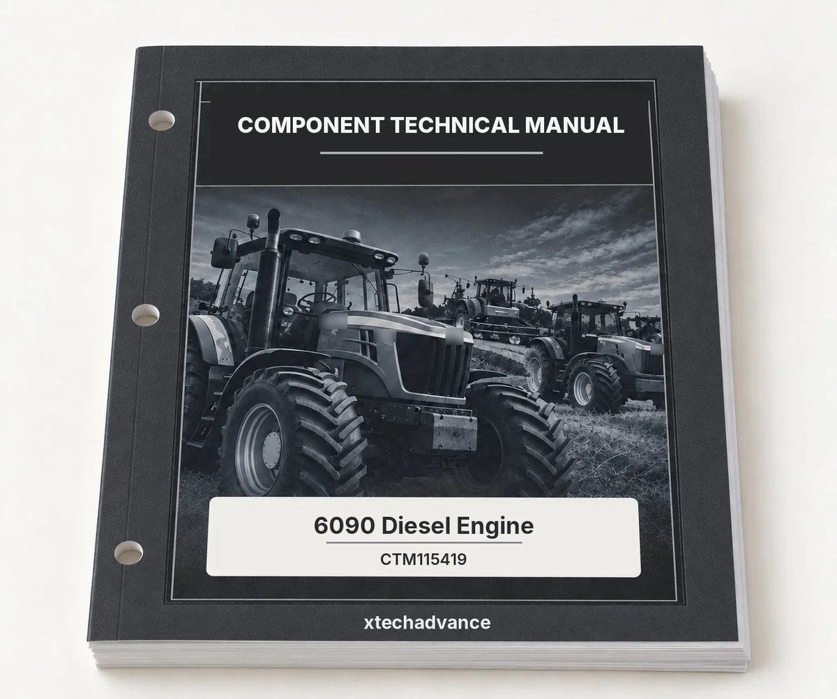 Component Technical Manual fits John Deere 6090 Diesel Engine CTM115419