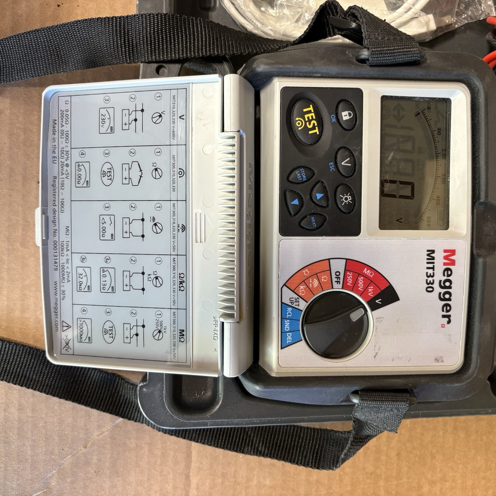 Megger MIT330 - With Carry Case - Used - Calibrated